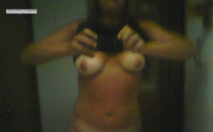Tit Flash: My Medium Tits (Selfie) - Daring Amy from United States